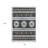 5' X 8' Midnight Gold And Ivory Geometric Washable Area Rug With UV Protection