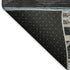 5' X 8' Midnight Gold And Ivory Geometric Washable Area Rug With UV Protection