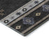 5' X 8' Midnight Ivory And Beige Geometric Washable Area Rug With UV Protection