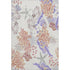 5' X 8' Cinnamon Ivory And Plum Geometric Washable Area Rug With UV Protection
