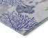 9' X 12' Blue Ivory And Lime Green Geometric Washable Area Rug With UV Protection