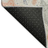 5' X 8' Peach Ivory And Navy Blue Geometric Washable Area Rug With UV Protection