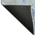 5' X 8' Blue And Beige Geometric Washable Area Rug With UV Protection