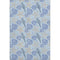 8' X 10' Blue And Beige Geometric Washable Area Rug With UV Protection