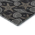 5' X 8' Midnight And Taupe Geometric Washable Area Rug With UV Protection