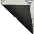 8' Purple Ivory And Gray Geometric Washable Round Rug With UV Protection