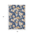 5' X 8' Blue Ivory And Beige Geometric Washable Area Rug With UV Protection