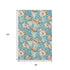 8' X 10' Aqua Ivory And Beige Geometric Washable Area Rug With UV Protection