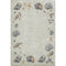5' X 8' Linen Ivory And Beige Geometric Washable Area Rug With UV Protection