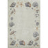 5' X 8' Linen Ivory And Beige Geometric Washable Area Rug With UV Protection