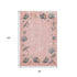 8' X 10' Peach Gray And Ivory Geometric Washable Area Rug With UV Protection