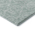 8' X 10' Green And Ivory Geometric Washable Area Rug With UV Protection