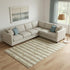 8' X 10' Tan Gold And Beige Geometric Washable Area Rug With UV Protection