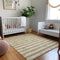 8' X 10' Tan Gold And Beige Geometric Washable Area Rug With UV Protection