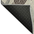 8' X 10' Sand Ivory And Gray Geometric Washable Area Rug With UV Protection