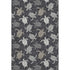 5' X 8' Midnight Ivory And Gray Geometric Washable Area Rug With UV Protection