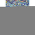 9' X 12' Pacific Blue Ivory And Yellow Geometric Washable Area Rug With UV Protection