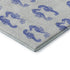 5' X 8' Blue And Ivory Geometric Washable Area Rug With UV Protection