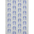8' X 10' Blue And Ivory Geometric Washable Area Rug With UV Protection