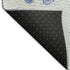 8' X 10' Blue And Ivory Geometric Washable Area Rug With UV Protection