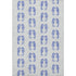 8' X 10' Blue And Ivory Geometric Washable Area Rug With UV Protection