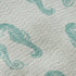 9' X 12' Aqua And Ivory Geometric Washable Area Rug With UV Protection