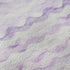 8' Purple And Ivory Geometric Washable Round Rug With UV Protection