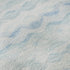 5' X 8' Blue And Ivory Geometric Washable Area Rug With UV Protection