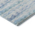 8' X 10' Blue And Ivory Geometric Washable Area Rug With UV Protection
