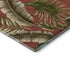 8' X 10' Cinnamon Green And Brown Geometric Washable Area Rug With UV Protection