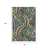 8' X 10' Blue Green And Brown Geometric Washable Area Rug With UV Protection