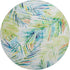 9' X 12' Rainbow And Ivory Geometric Washable Area Rug With UV Protection