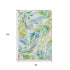 9' X 12' Rainbow And Ivory Geometric Washable Area Rug With UV Protection