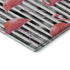 9' X 12' Pink Black And White Geometric Washable Area Rug With UV Protection