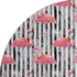 9' X 12' Pink Black And White Geometric Washable Area Rug With UV Protection