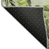9' X 12' Green Ivory And Charcoal Geometric Washable Area Rug With UV Protection