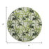 9' X 12' Green Ivory And Charcoal Geometric Washable Area Rug With UV Protection