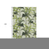 9' X 12' Green Ivory And Charcoal Geometric Washable Area Rug With UV Protection