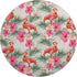 9' X 12' Pink Ivory And Green Geometric Washable Area Rug With UV Protection