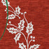 9' X 12' Ruby Red Green And Ivory Christmas Distressed Washable Area Rug With UV Protection