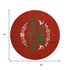 9' X 12' Ruby Red Green And Ivory Christmas Distressed Washable Area Rug With UV Protection