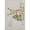 9' X 12' Taupe Green And Gray Christmas Dogs Distressed Washable Area Rug With UV Protection