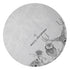 9' X 12' Gray And Black Christmas Woodland Lodge Washable Area Rug With UV Protection
