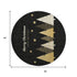 9' X 12' Black Gold And Ivory Christmas Tree Washable Area Rug With UV Protection