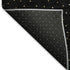 9' X 12' Black Gold And Ivory Christmas Tree Washable Area Rug With UV Protection