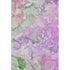 9' X 12' Purple And Green Abstract Washable Area Rug With UV Protection