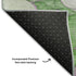 9' X 12' Purple And Green Abstract Washable Area Rug With UV Protection
