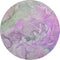 9' X 12' Purple And Green Abstract Washable Area Rug With UV Protection