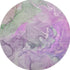 9' X 12' Purple And Green Abstract Washable Area Rug With UV Protection