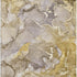 9' X 12' Taupe And Gray Abstract Washable Area Rug With UV Protection